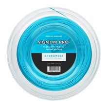 Signum Pro Tennissaite Andromeda (Haltbarkeit+Kontrolle/Power) blau 200m Rolle